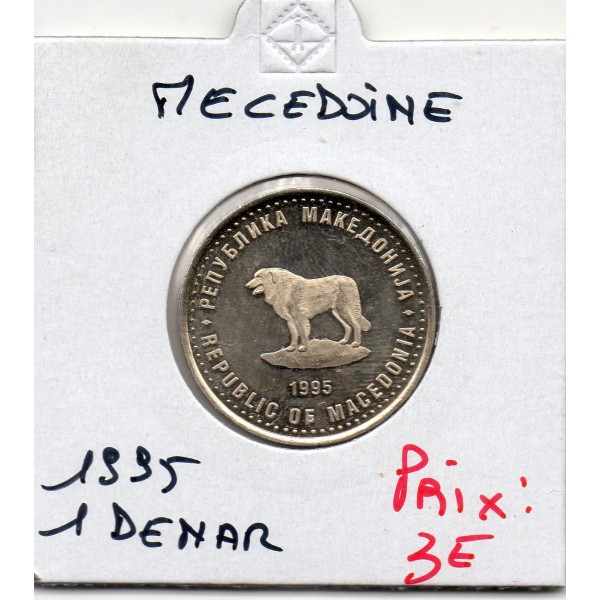 Macedoine 1 denar 1997 Sup, KM.5a Fao lion