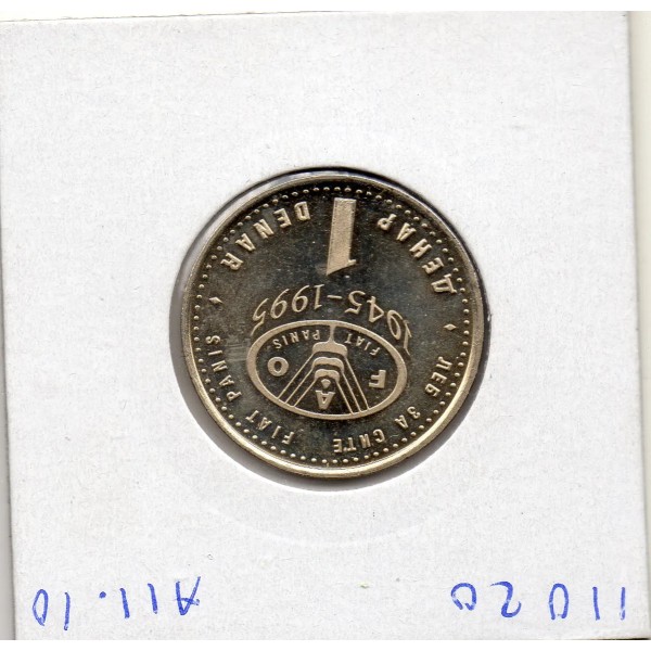 Macedoine 1 denar 1997 Sup, KM.5a Fao lion