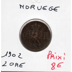 Norvège 2 ore 1902 TTB, KM.353 Oscar II