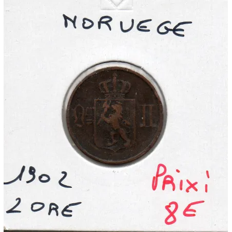 Norvège 2 ore 1902 TTB, KM.353 Oscar II