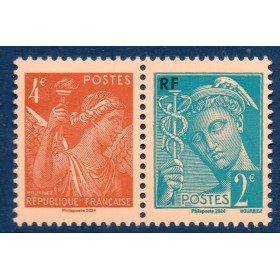 Timbre France 5826-5827 Paire Iris et Mercure Neuf