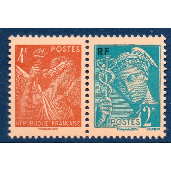 Timbre France 5826-5827 Paire Iris et Mercure Neuf