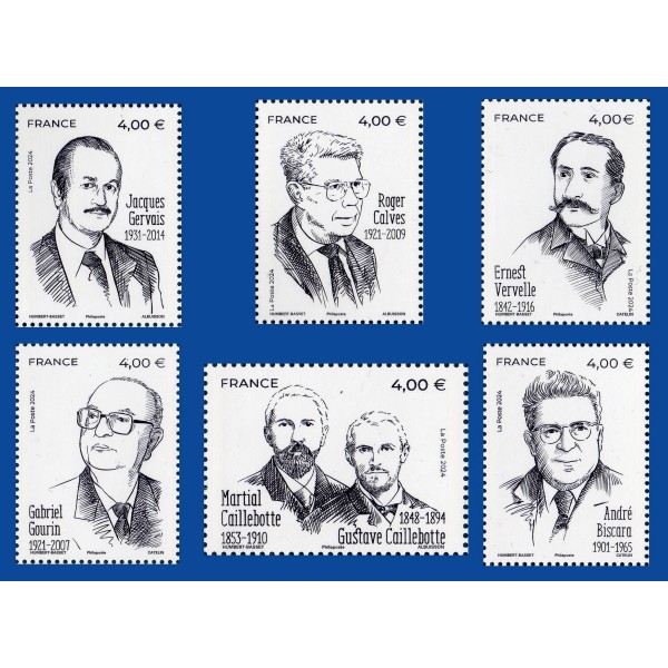 Timbre France 5828-5833 Portraits de Philatélistes Neuf