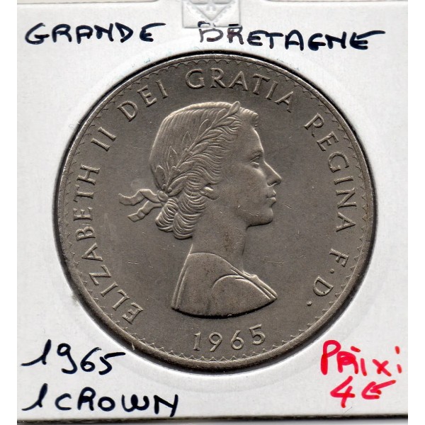 Grande Bretagne 1 crown 1965 Sup, KM.910 Churchill