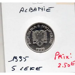 Albanie 5 Leke 1995 FDC KM.76 Aigle et branche