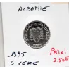 Albanie 5 Leke 1995 FDC KM.76 Aigle et branche