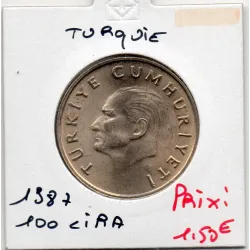 Turquie 100 Lira 1987 Spl, KM.967 Ataturk
