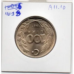 Turquie 100 Lira 1987 Spl, KM.967 Ataturk