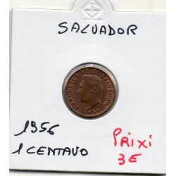 El Salvador 1 centavo 1956 Sup, KM.135 Francisco Morazan