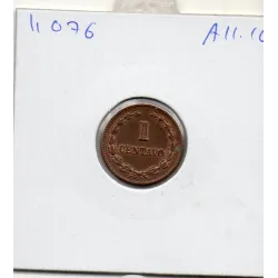 El Salvador 1 centavo 1956 Sup, KM.135 Francisco Morazan