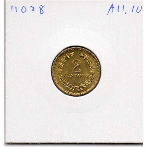 El Salvador 2 centavos 1974 Spl, KM.147 Francisco Morazan