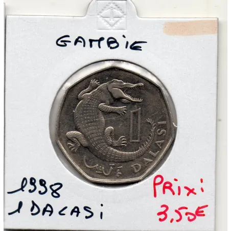 Gambie 1 dalasi 1998 Sup, KM.59 Crocodile