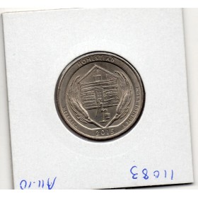 Etats Unis Quarter ou 1/4 Dollar 2015 P Sup, KM.597 Homestead, Nebraska
