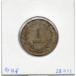 Turquie 1 Lira 1947 Sup, KM.883 argent