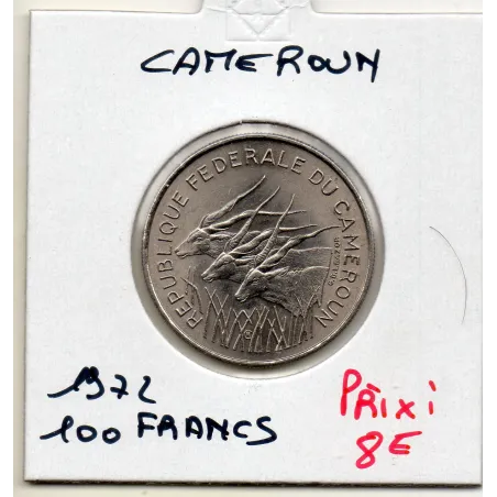 Cameroun 100 francs 1977 Spl, KM.15 république fédérale