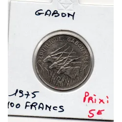 Gabon 100 Francs 1975 Sup, KM.13 antilopes