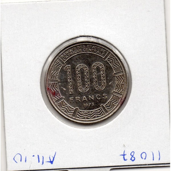 Gabon 100 Francs 1975 Sup, KM.13 antilopes