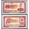 Albanie P.45a, Spl Billet de 50 Leke 1976 défilé