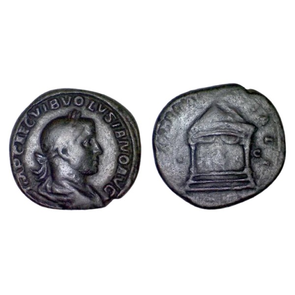 Sesterce de Volusien (251-252), RIC.253a IVNONI MARTIALI Rome