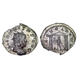 Antoninien de Valerien 1er (258), RIC.5 DEO VOLKANO Cologne