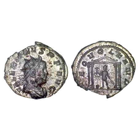 Antoninien de Valerien 1er (258), RIC.5 DEO VOLKANO Cologne
