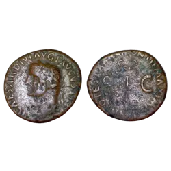 As de Tibère (34-35), ric 53 Caducée Rome