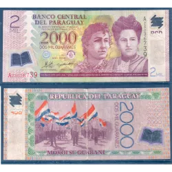 Paraguay P.228a, TB Billet de 2000 Guaranies 2008 Soeur Speratti