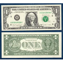 Etats Unis P.480b Saint Louis, Neuf Billet de 1 Dollar 1988A série H