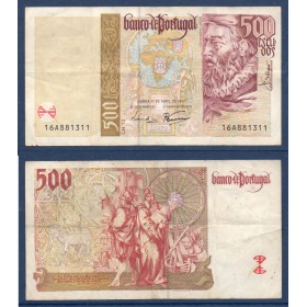 Portugal P.187a, TB Billet de 500 Escudos 17.4.1997 Joao de Barros