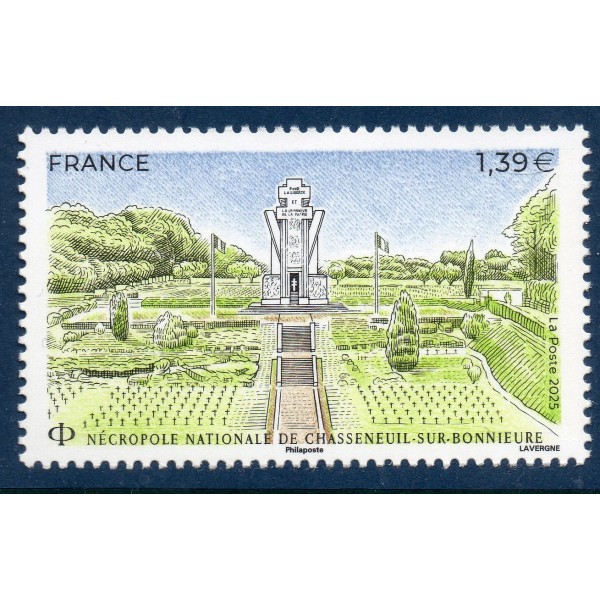 Timbre France 5857 Nécropole Chasseneuil-sur-Bonnieure Neuf
