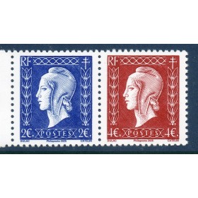 Timbre France 5861-5862 Paire Marianne Dulac Neuf