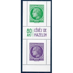 Timbre France 5865-5866, grand format, 80 ans Cérès de Mazelin Neuf