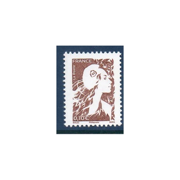 Timbre France 5867 Marianne de Balez 0.10€ marron Neuf