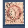 Timbre France Yvert No 51 Type Cérès 2c rouge-brun Oblitéré CaD type 16