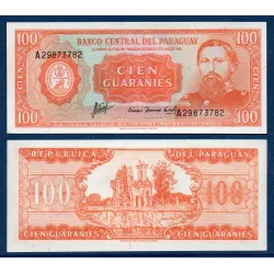 Paraguay P.199b, Billet de 100 Guaranies 1963 Jose Diaz