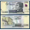 Uruguay P.99c, neuf Billet de 2000 Pesos 2021 Damaso Antonio Larranaga