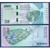 Sri Lanka P.131, Neuf, Billet de 2000 Rupees 2025 75 ans banque