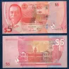 Belize P.74, neuf Billet de 5 dollars 2025 George Cadle Price