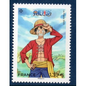 Timbre France 5872 One Piece Luffy Neuf