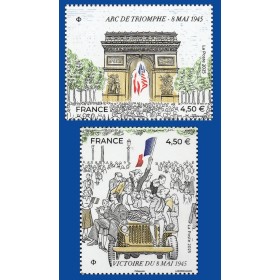Timbre France 5873-5874 Victoire 8 Mai 1945 Neuf