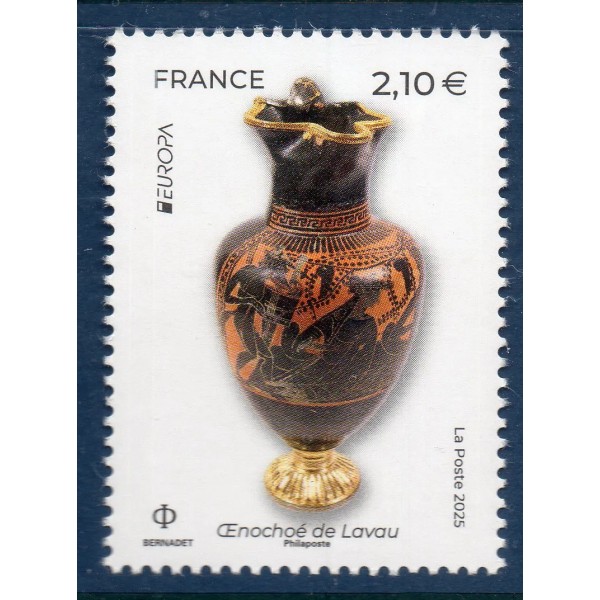 Timbre France 5875 Œnochoé de Lavau Neuf