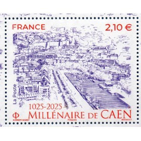Timbre France 5884 Millénaire de Caen Neuf