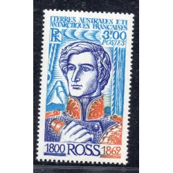 Timbre TAAF Yvert No 62 Sir James Clarke Ross neuf ** 1976