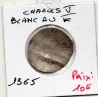 Blanc au K Charles V (1365) B cassure Blanc au K Charles V (1365) B cassure