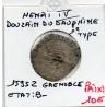 Douzain du dauphiné 2eme type 1595 Z Grenoble Henri IV B