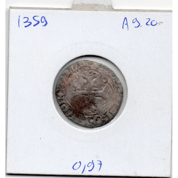 Double tournois Angers Charles VII (1436) TB- 3eme émission