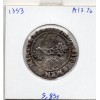 Demi Franc au col plat 1587 F Angers Henri III TB-