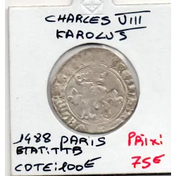Karolus Charles VIII Paris (1488) TTB+