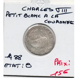 Petit blanc à la couronne Charles VIII (1488) B