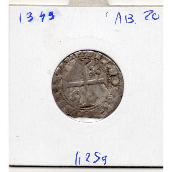 Demi Guenar Charles VI Toulouse 2eme emission (1389) TB point 5eme